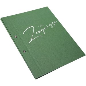 Goldbuch Certificaatmap salbei 24x31 cm met 12 zichtbare houderzakken