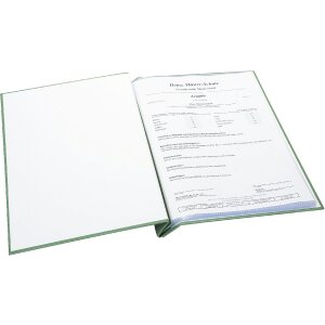 Goldbuch Certificaatmap salbei 24x31 cm met 12 zichtbare houderzakken