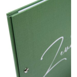 Goldbuch Certificaatmap salbei 24x31 cm met 12 zichtbare houderzakken