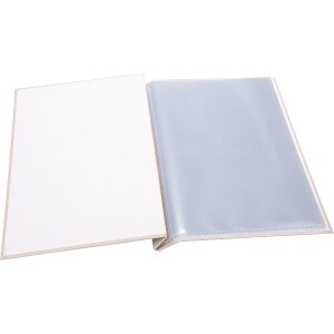 Goldbuch Zeugnismappe creme 24x31 cm met 12 transparante houderzakjes