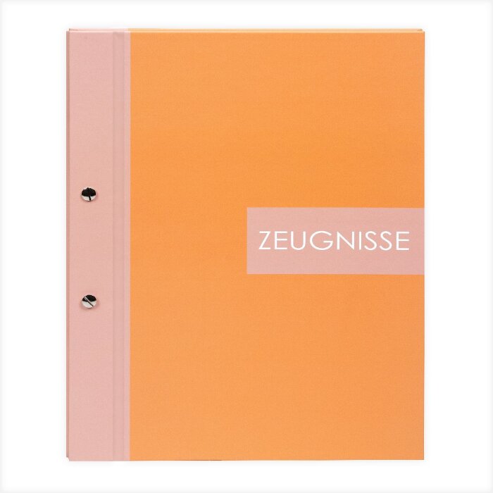 Goldbuch certificaatmap papaya 24x31 cm