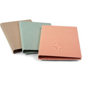 Goldbuch Ringboek A4 Summertime apricot 26x32 cm met linnenbekleding