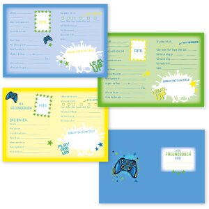 Goldbuch Vriendschapsboek Level Up! 15x21 cm DIN A5 88 pagina’s kunstdruk