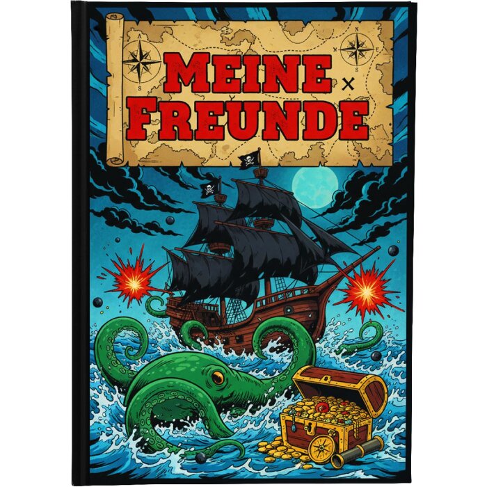 Goldbuch Vriendschapsboek DIN A5, 88 geïllustreerde pagina’s