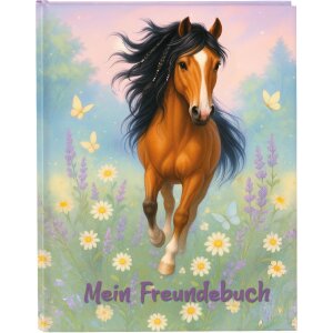 Goldbuch Vriendenboek Wiesenglück 15x21 cm DIN A5 88 pagina’s kunstdruk