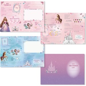Goldbuch Vriendschapsboek Prinses Sterren Glans 15x21 cm