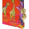 Goldbuch Dagboek Wild Life Giraffen 16,5 x 16,5 cm met gouden reliëf en goud/zilveren slot