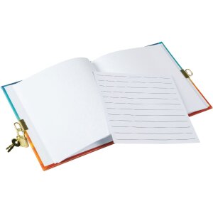 Goldbuch Dagboek Drakenvriend 16x16 cm, wit met slot