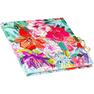 Goldbuch Dagboek Velvet Bloom 16,5x16,5 cm goud of zilver