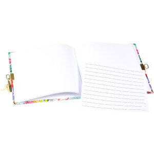 Goldbuch Dagboek Velvet Bloom 16,5x16,5 cm goud of zilver