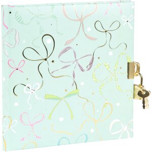 Goldbuch Dagboek Ribboné taupe 16,5 x 16,5 cm