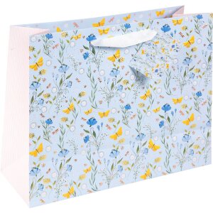 Goldbuch Geschenktasche Secret Garden Blauw 27x13 cm