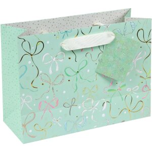 Goldbuch cadeautas met goudafdruk, mintgroen, 18x10 cm