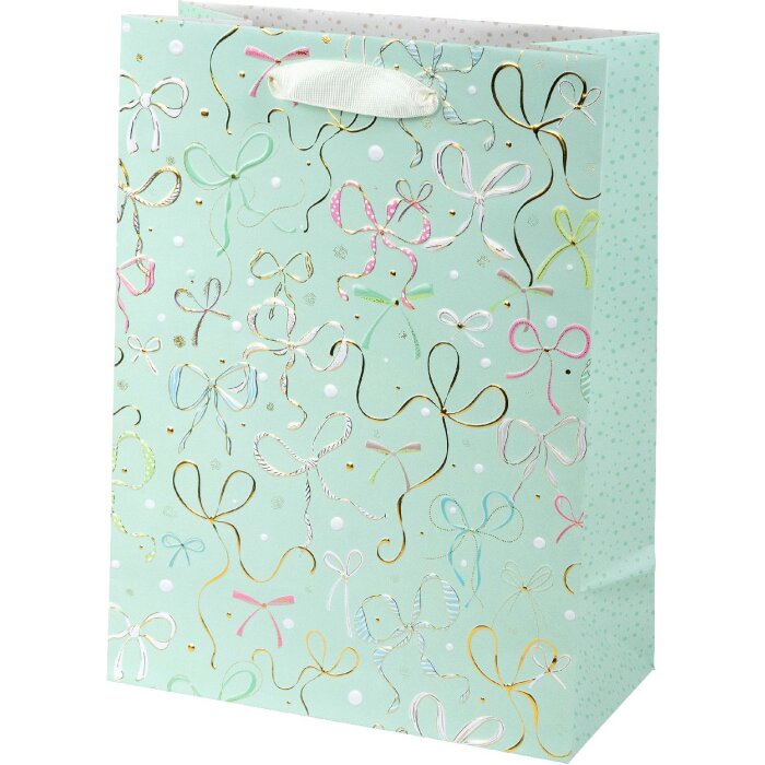 Goldbuch Geschenktasche Ribboné mint 30x21 cm met gouden imprimering