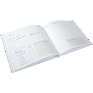 Goldbuch Gastenboek Floral Embrace 24x22 cm, goudgravure, zonder pergament