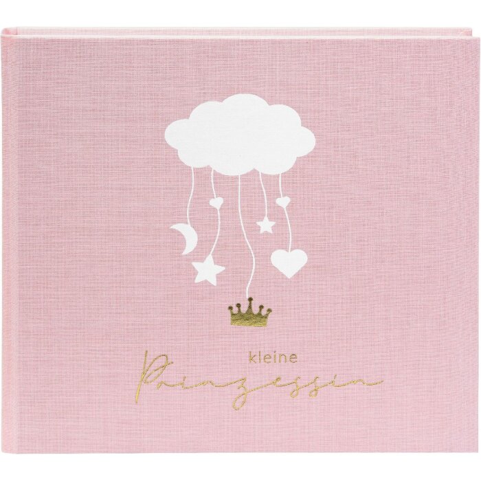 Goldbuch Babytageboek Wolkenpoesie roze 24x22 cm