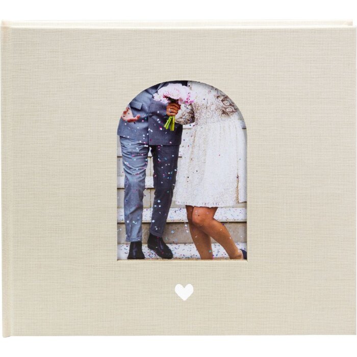 Goldbuch Gastenboek Herzensmoment Beige 24x22 cm