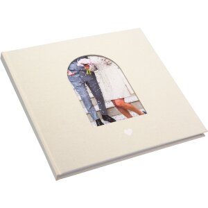 Goldbuch Gastenboek Herzensmoment Beige 24x22 cm