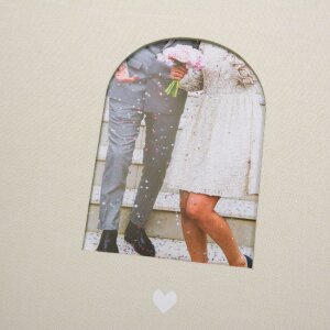 Goldbuch Gastenboek Herzensmoment Beige 24x22 cm