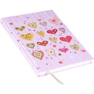 Goldbuch Notizbuch Sweet Beat 15x22 cm, Gold, DIN A5
