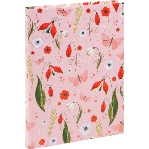 Goldbuch notitieboek Secret Garden roze 15x22 cm, 200 lege paginas