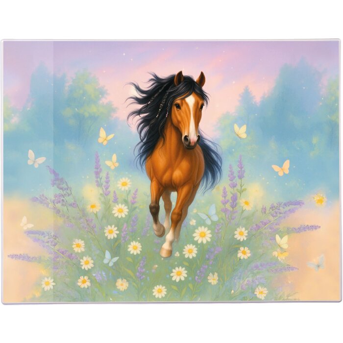 Goldbuch Schreibunterlage Wiesenglück 49x38 cm abwischbar für Kinder