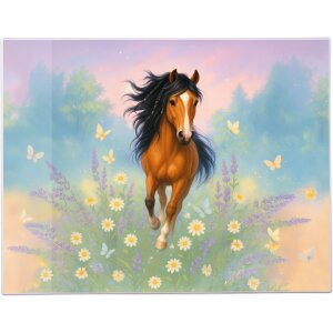 Goldbuch Schreibunterlage Wiesenglück 49x38 cm abwischbar für Kinder