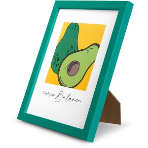Goldbuch Lunaro houten portretlijst 15x20 cm groen met normaal glas