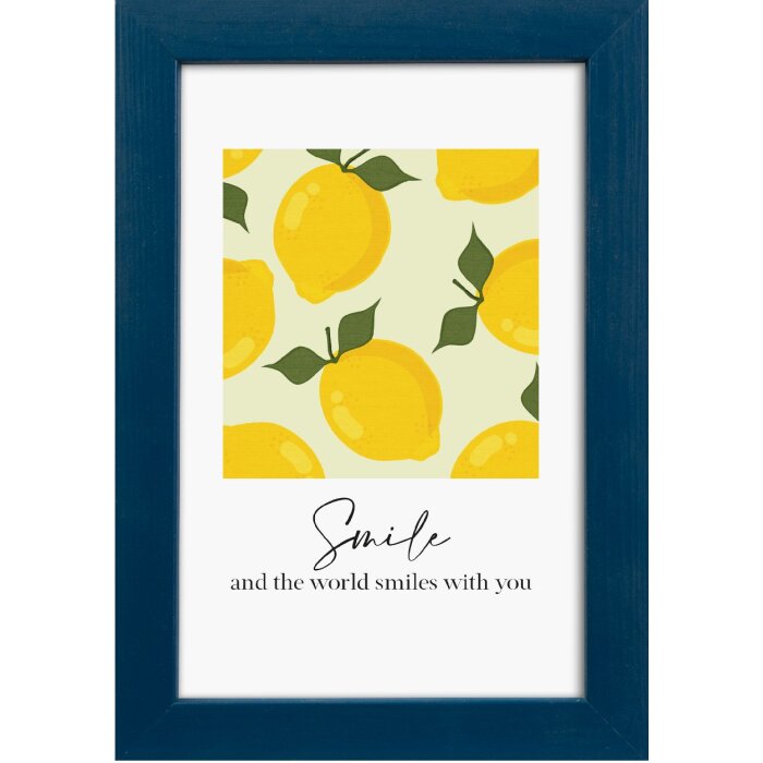 Goldbuch Lunaro houten portretlijst indigo 10x15 cm