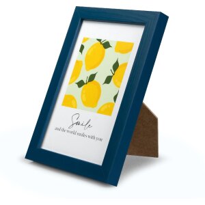 Goldbuch Lunaro houten portretlijst indigo 10x15 cm