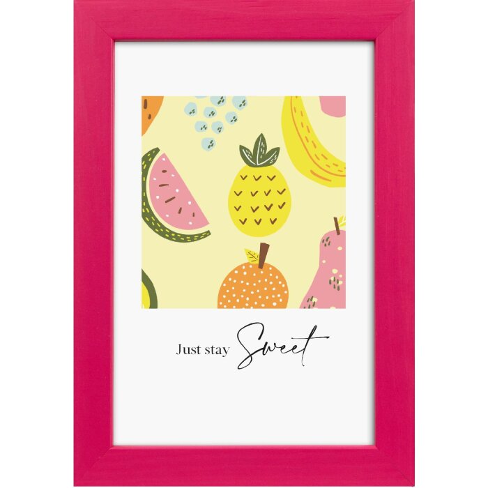 Goldbuch Lunaro houten portretlijst roze 10x15 cm