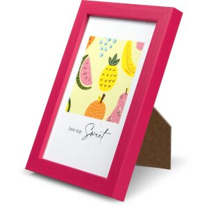 Goldbuch Lunaro houten portretlijst roze 10x15 cm