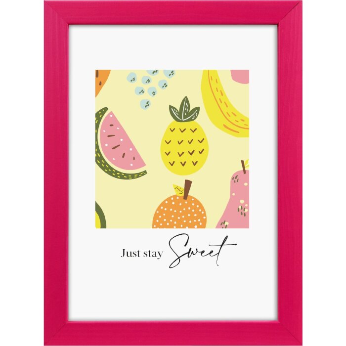 Goldbuch Lunaro houten portretlijst roze 13x18 cm met normaal glas