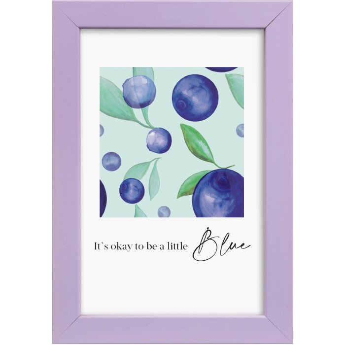 Goldbuch Lunaro houten portretlijst zacht paars 10x15 cm