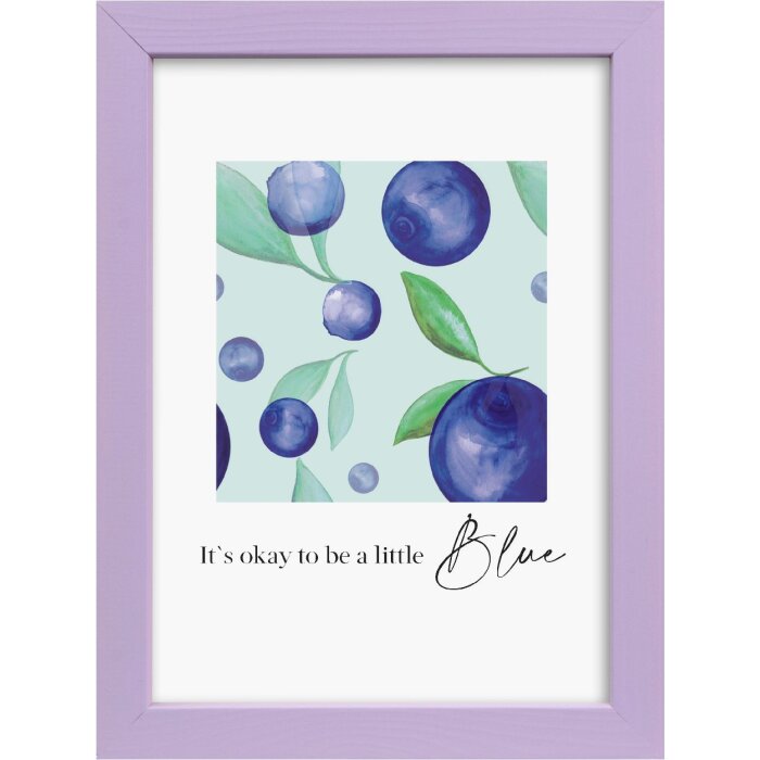 Goldbuch Lunaro houten fotolijst 13x18 cm lila met normaal glas