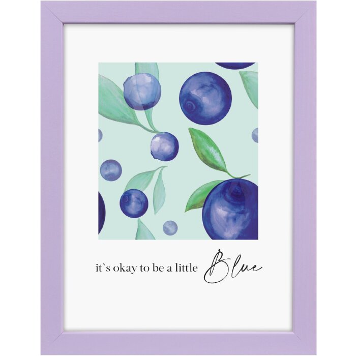 Goldbuch Lunaro houten portretlijst zacht paars 15x20 cm