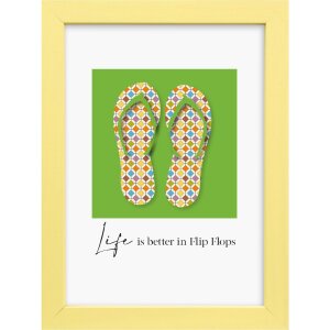 Goldbuch Lunaro houten portretlijst geel 13x18 cm met...