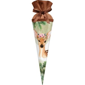 Goldbuch Geschwistertüte Rehkitz 35x11 cm met viltsluiting