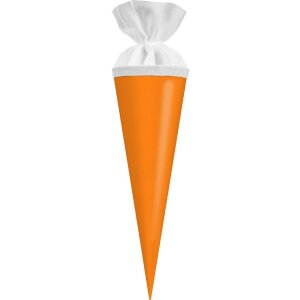 Goldbuch Geschwistertüte met neonoranje viltversluiting 10x30 cm