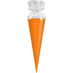 Goldbuch Geschwistertüte met neonoranje viltversluiting 10x30 cm