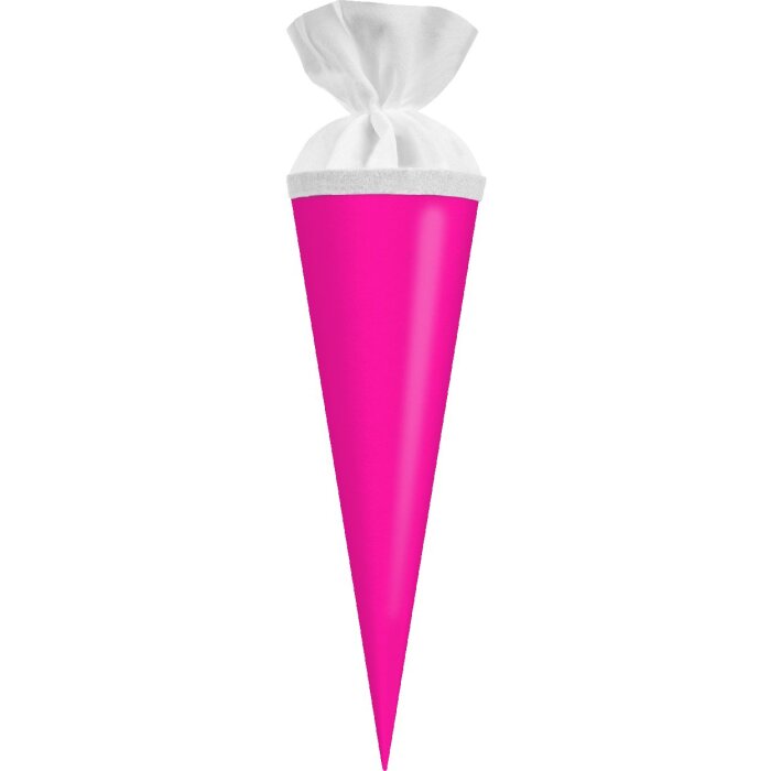 Goldbuch Geschwister-tasje met neonroze viltsluiting, 10x30 cm