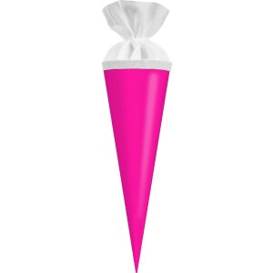 Goldbuch Geschwister-tasje met neonroze viltsluiting, 10x30 cm