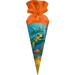 Goldbuch 50 cm ronde schultas Meeresfreunde met viltsluiting