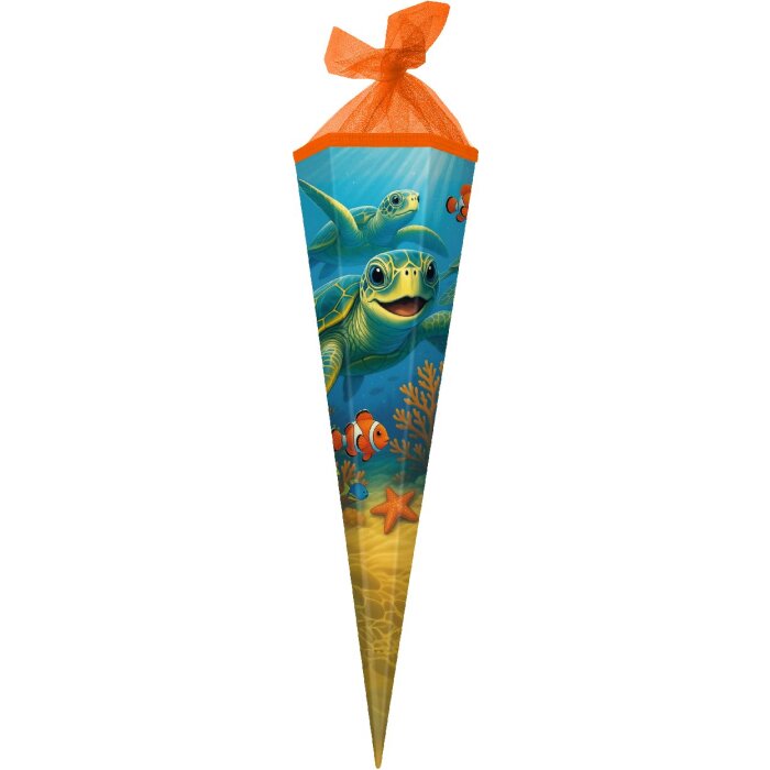 Goldbuch Schooltas met 6-hoekig ontwerp, thema Meeresfreunde, 85x19 cm