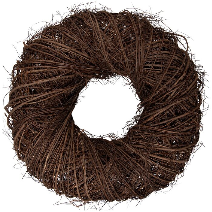 Clayre & Eef Rattan-decoratiekrans Ø 60 cm bruin