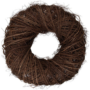 Clayre & Eef Rattan-decoratiekrans Ø 60 cm bruin