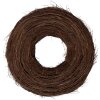 Clayre & Eef Rattan-decoratieve kroon bruin Ø 60x18 cm