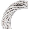 Clayre & Eef Rattan-decoratieve kranz wit Ø 40x7 cm