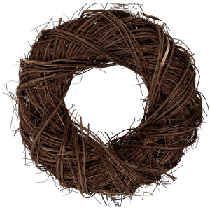 Clayre & Eef Rattankranz bruin Ø 35x9 cm...