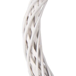 Clayre & Eef Kerstkrans van Natuurlijk Rattan Wit...